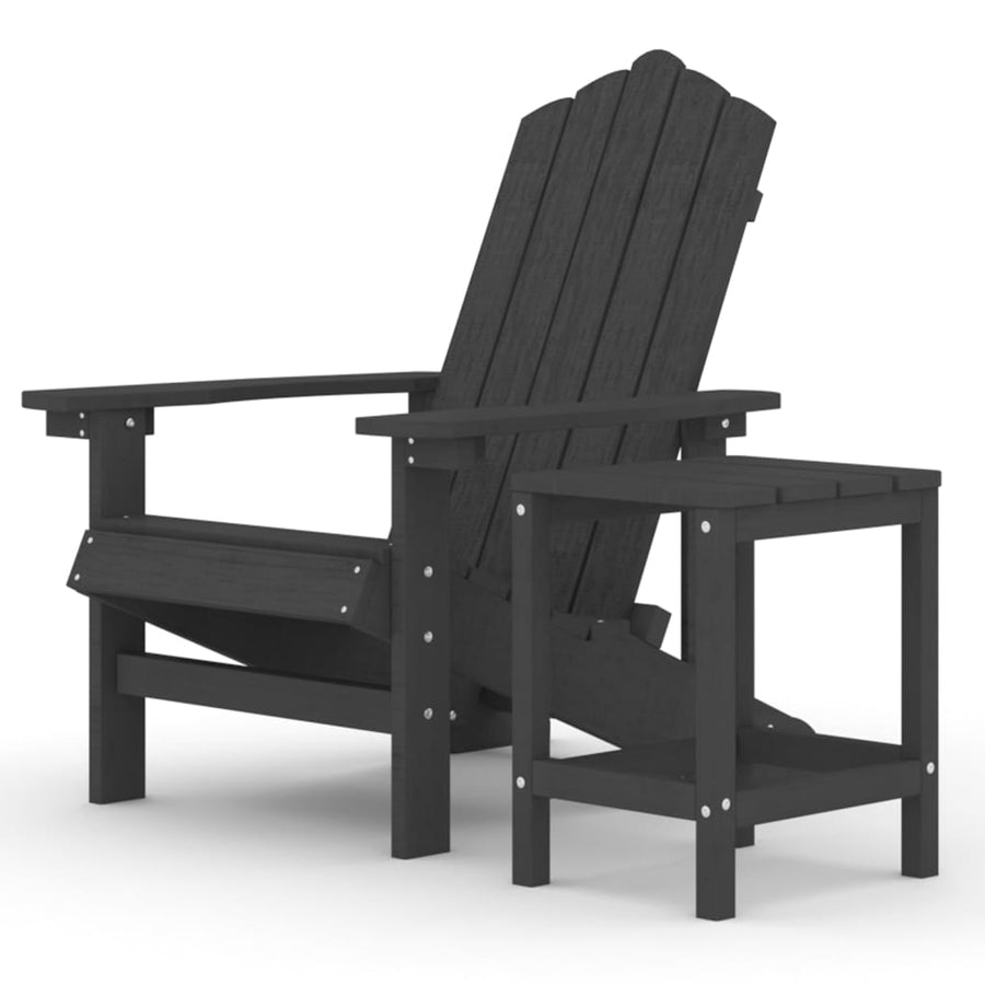 Tuinstoel Adirondack Met Tafel Hdpe Kleurig 1