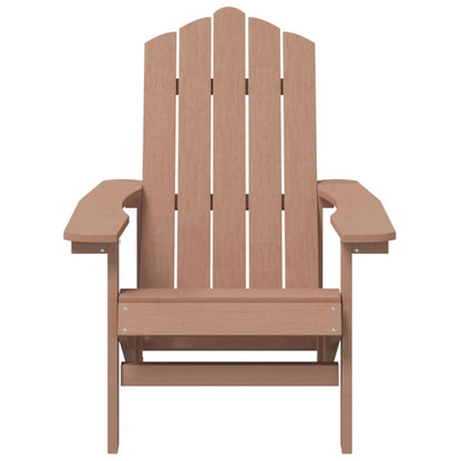 Tuinstoel Adirondack Met Tafel Hdpe 1 Bruin