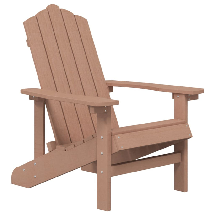Tuinstoelen Adirondack Met Tafel Hdpe 1 Bruin