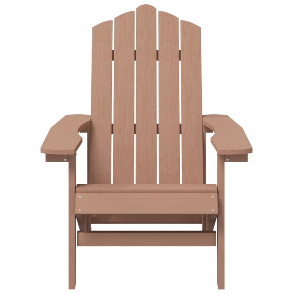Tuinstoelen Adirondack Met Tafel Hdpe 1 Bruin