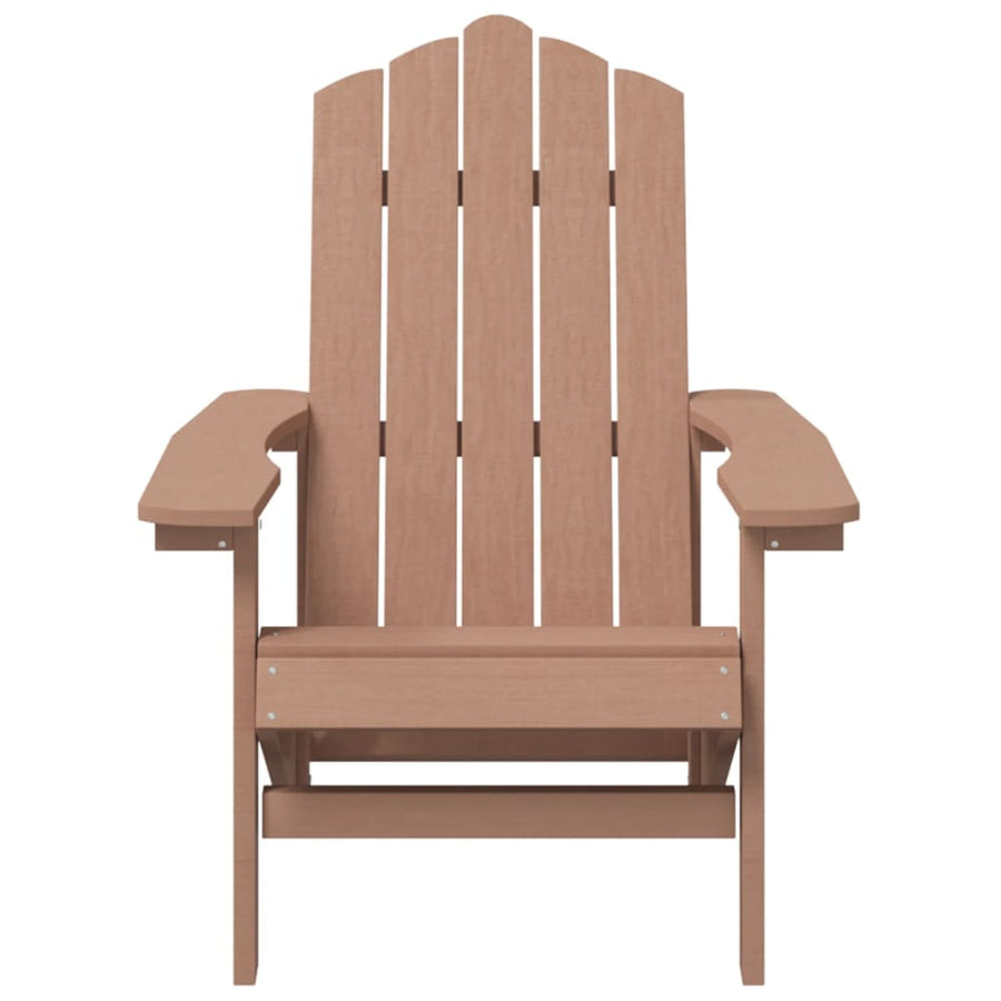 Tuinstoelen Adirondack Met Tafel Hdpe 1 Bruin