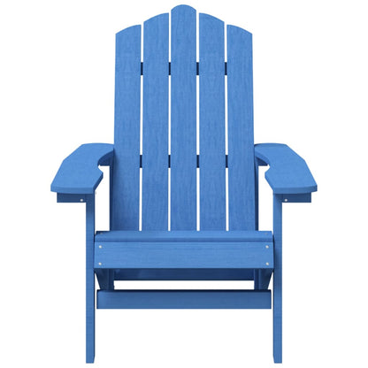Tuinstoelen Adirondack Met Tafel Hdpe Aquablauw 1 Waterblauw