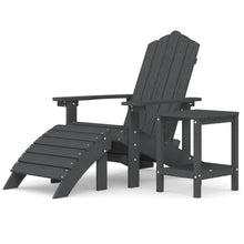 Tuinstoel Adirondack Met Voetenbank Tafel Hdpe Kleurig 1