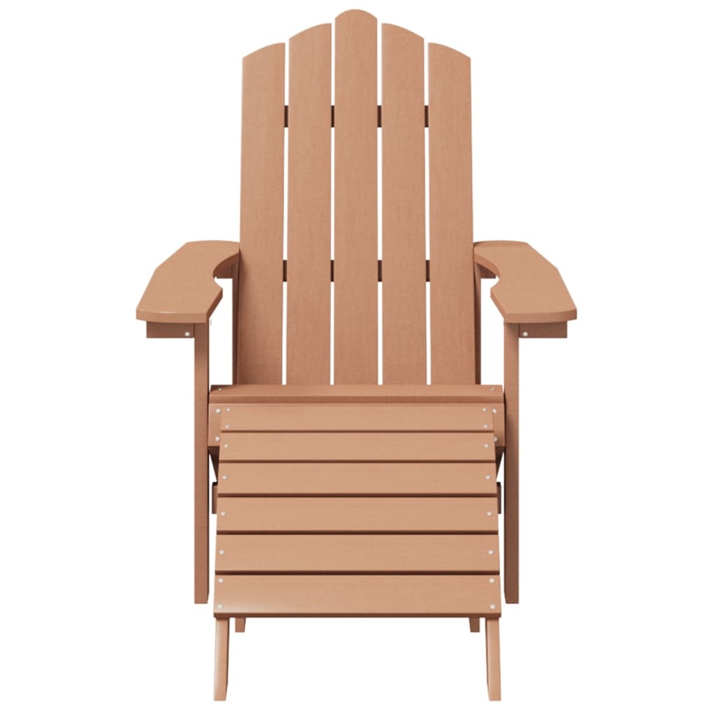 Tuinstoel Adirondack Met Voetenbank En Tafel Hdpe 1