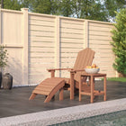Adirondack Chair with Ottoman and Table HDPE 1