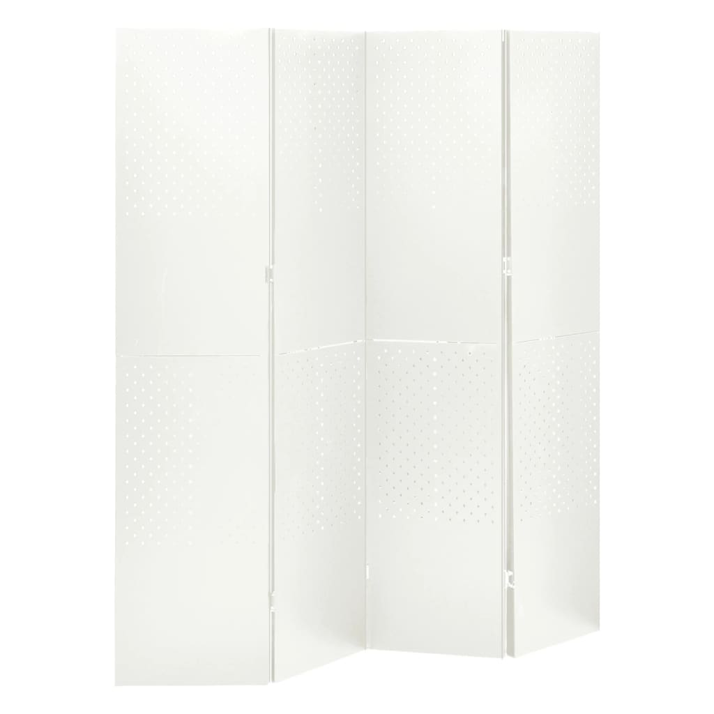 Kamerschermen 2 St Met 4 Panelen Staal 2