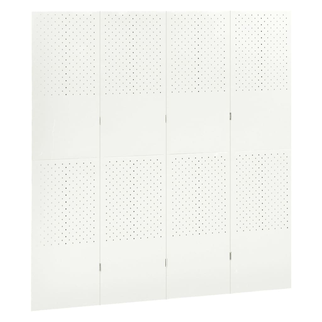 Kamerschermen 2 St Met 4 Panelen Staal 2