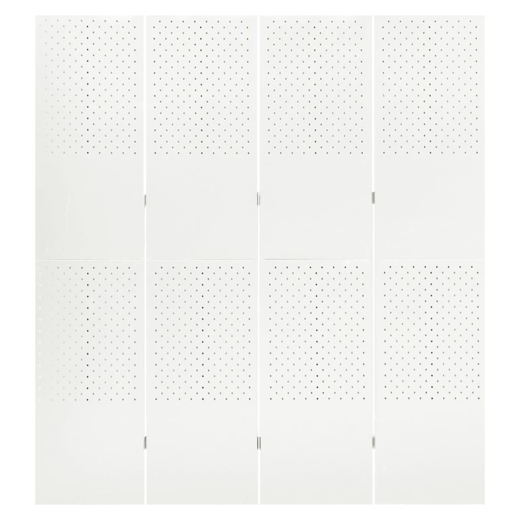 Kamerschermen 2 St Met 4 Panelen Staal 2