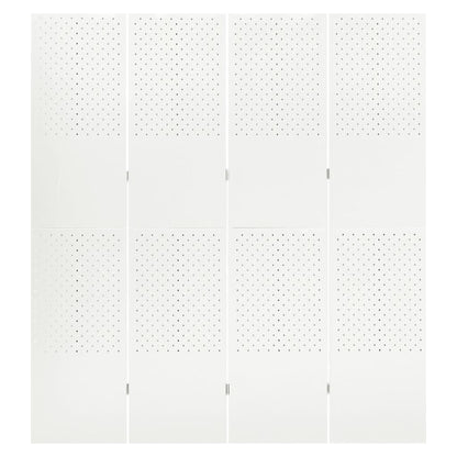 Kamerschermen 2 St Met 4 Panelen Staal 2