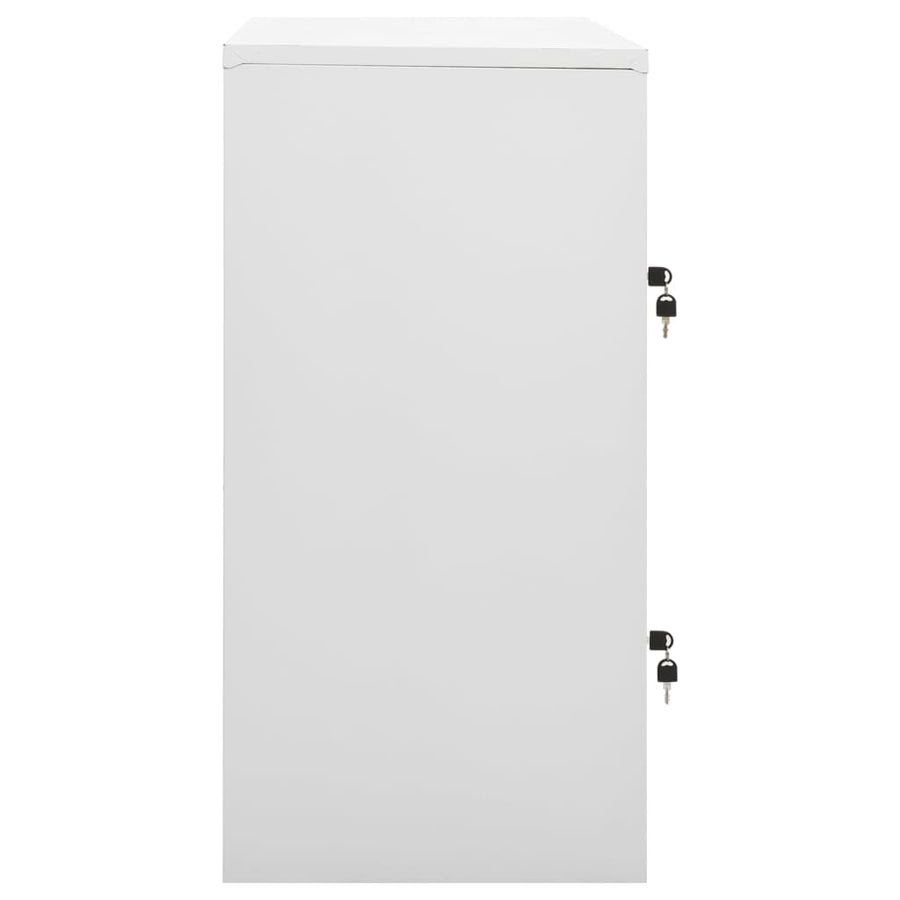 Lockerkasten 90X45X9,5 Cm Staal Lichtgrijs En Groen 1 2 Met 4 lockers