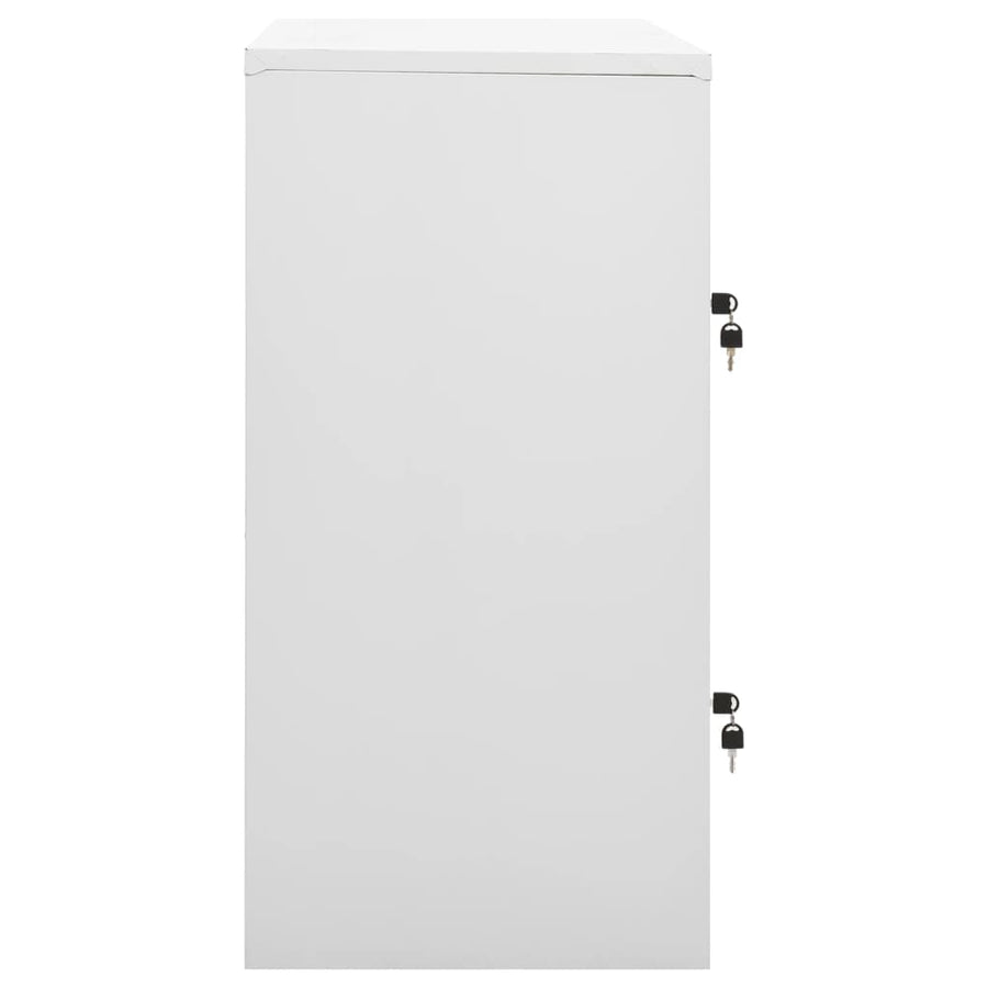 Lockerkasten 90X4X92, Cm Staal Lichtgrijs En Groen 1 5 Met 4 lockers