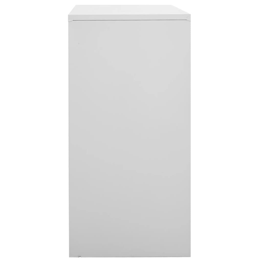 Lockerkasten 90X45X9,5 Cm Staal Lichtgrijs 1 2 Met 6 lockers