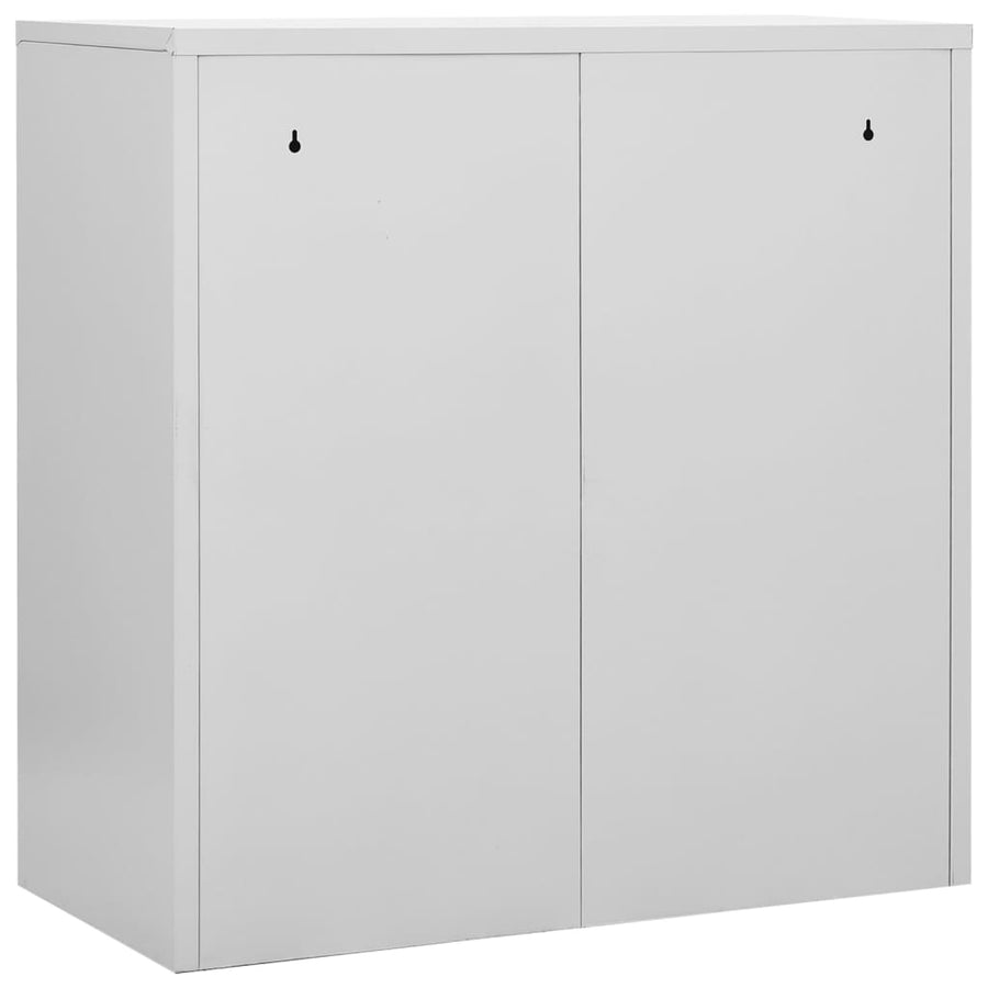 Lockerkasten 90X4X92, Cm Staal Lichtgrijs En Groen 1 5 Met 6 lockers