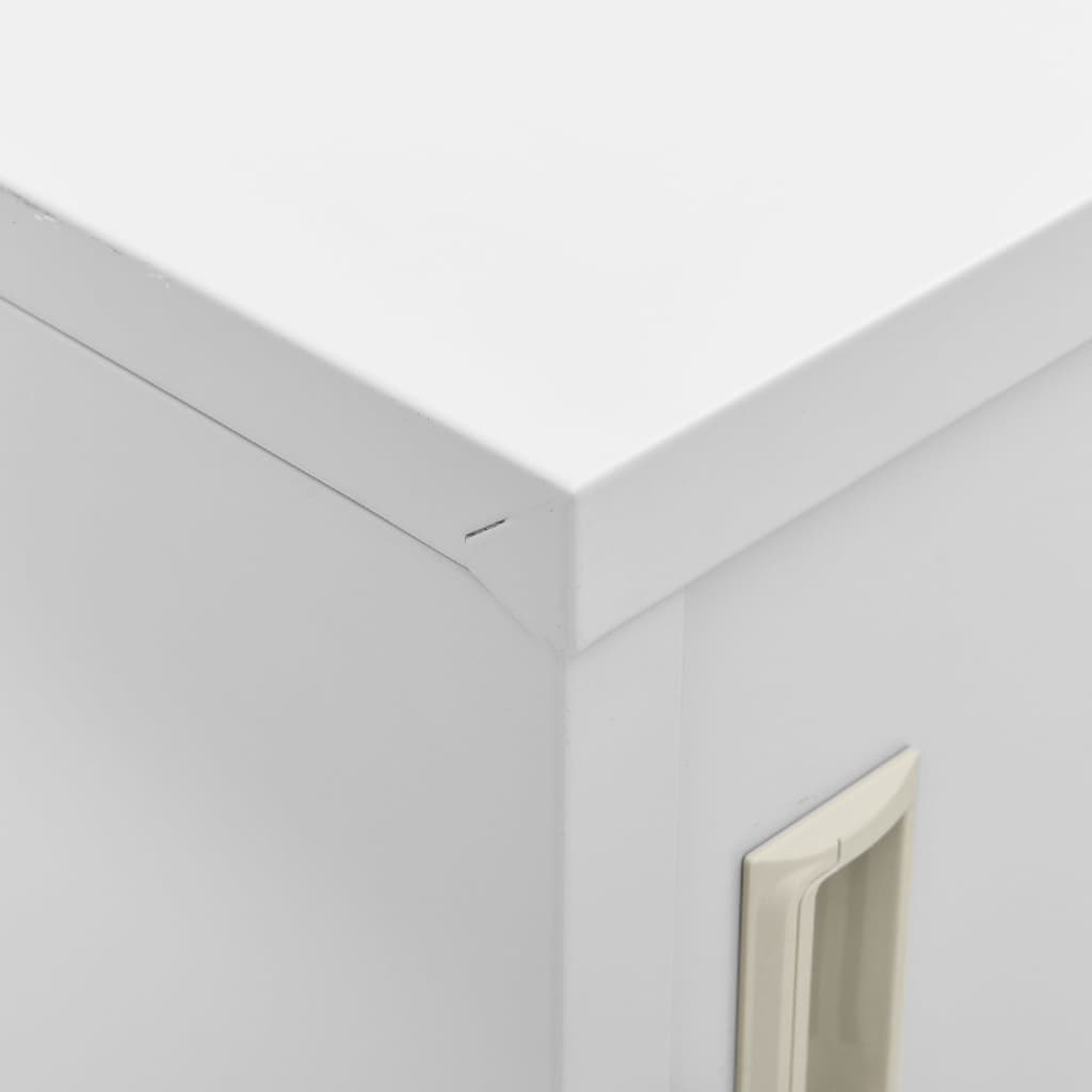 Lockerkasten 90X45X9,5 Cm Staal Lichtgrijs 1 2 Met 9 lockers