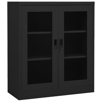 Kantoorkast Met Plantenbak Staal Kleurig 90 x 40 x 128 cm