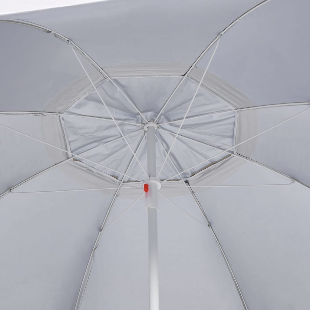 Strandparasol Met Zijwanden 215 Cm Kleurig Zand