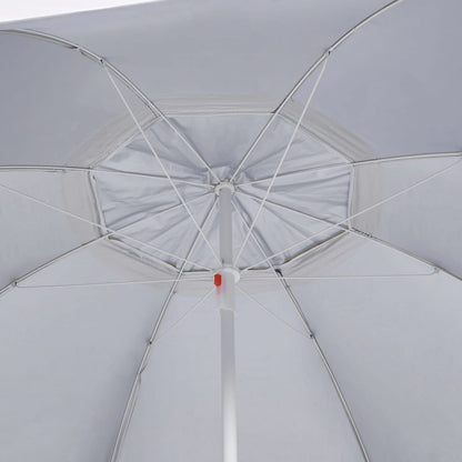 Strandparasol Met Zijwanden 215 Cm Kleurig Zand