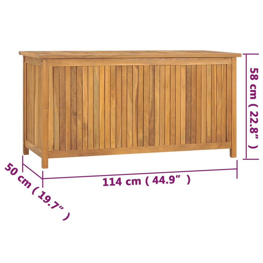 Tuinbox Massief Teakhout 114 x 50 x 58 cm