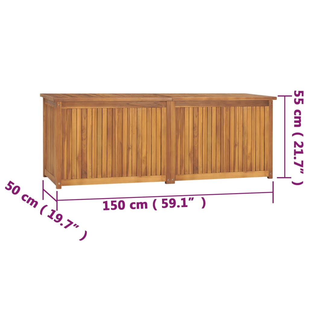Tuinbox Massief Teakhout 150 x 50 x 55 cm