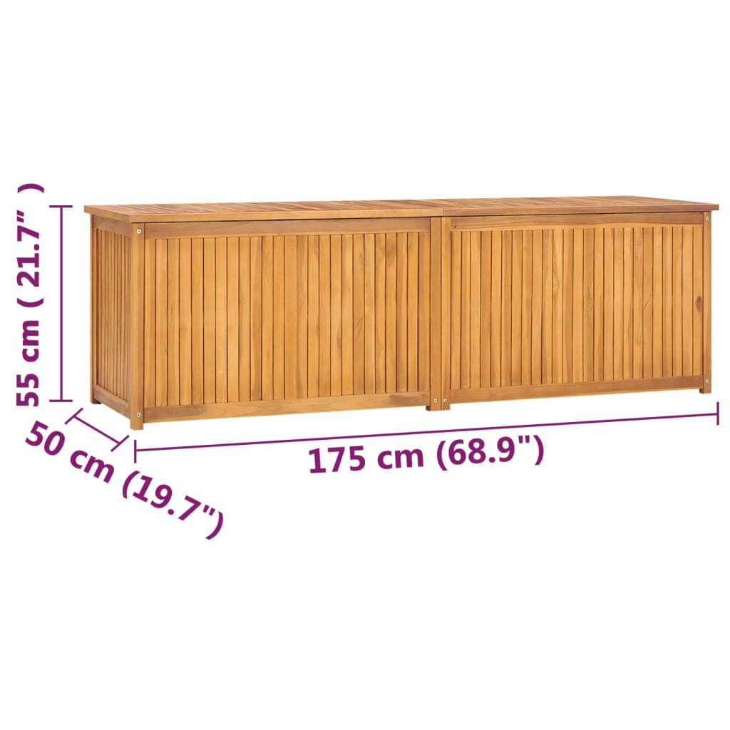 Tuinbox Massief Teakhout 175 x 50 x 55 cm