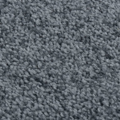 Vloerkleed Kortpolig Kleurig 160 x 230 cm Antraciet