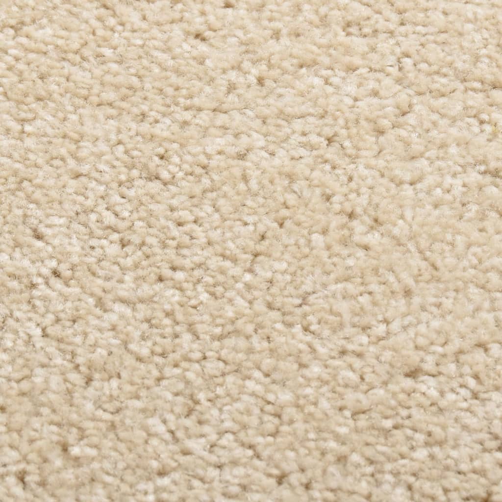 Vloerkleed Kortpolig 160 x 230 cm Beige