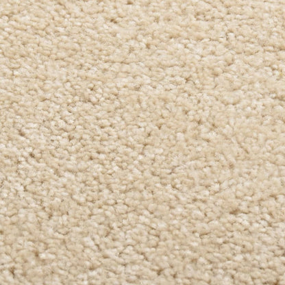 Vloerkleed Kortpolig 160 x 230 cm Beige