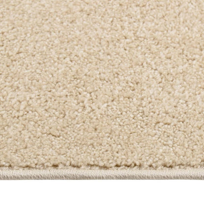 Vloerkleed Kortpolig 160 x 230 cm Beige