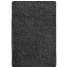 Vloerkleed Shaggy Anti-Slip 160 x 230 cm Donkergrijs