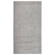 Vloerkleed shaggy anti-slip 80x150 cm lichtgrijs