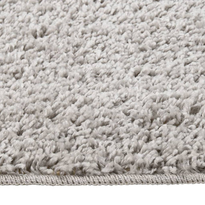 Vloerkleed Shaggy Anti-Slip 140 x 200 cm Lichtgrijs