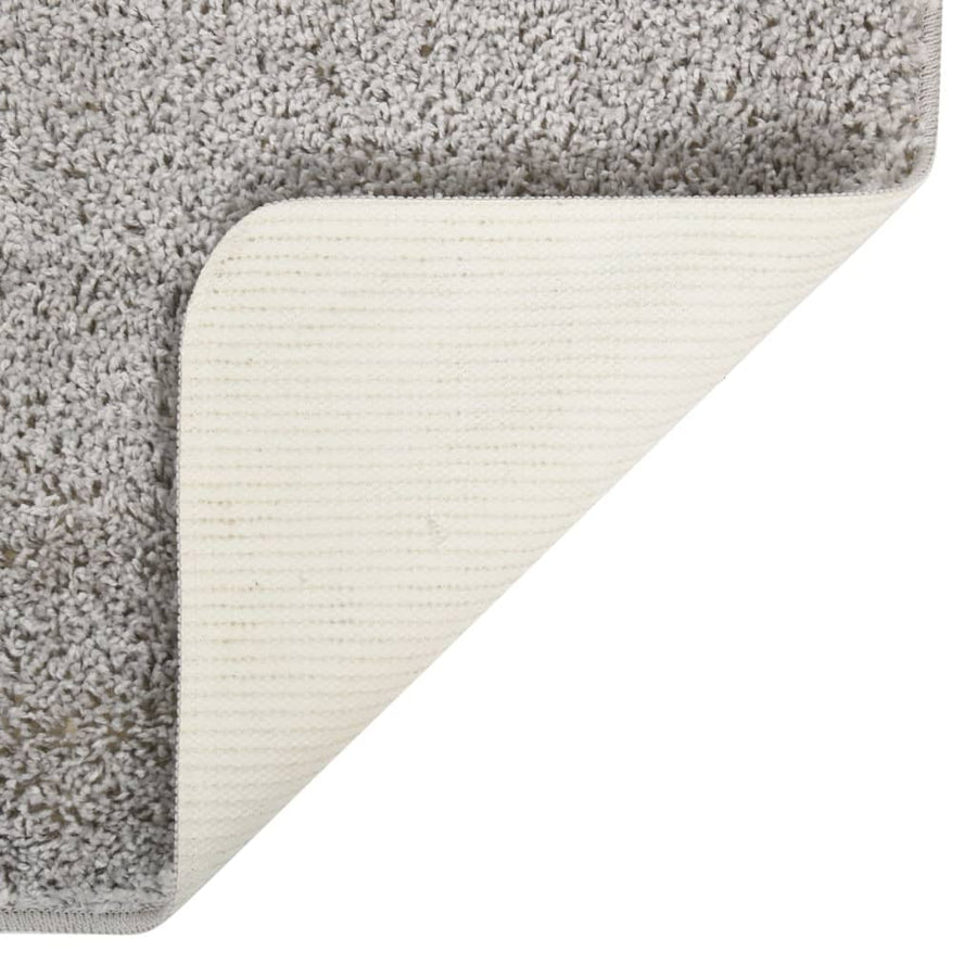 Vloerkleed Shaggy Anti-Slip 200 x 290 cm Lichtgrijs