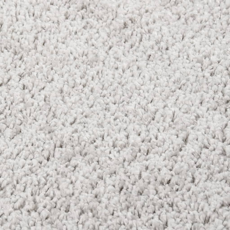 Vloerkleed Shaggy Anti-Slip 200 x 290 cm Lichtgrijs