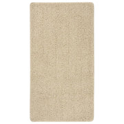 Vloerkleed shaggy anti-slip 80x150 cm crème