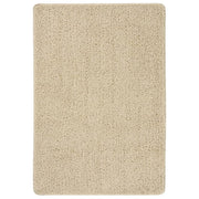 Vloerkleed shaggy anti-slip 120x170 cm crème