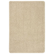 Vloerkleed shaggy anti-slip 160x230 cm crème