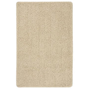 Vloerkleed shaggy anti-slip 200x290 cm crème