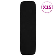 Trapmatten 15 st 75x20 cm zwart anti-slip