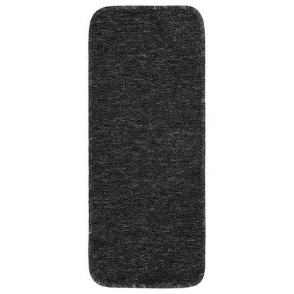 Trapmatten Anti-Slip Rechthoekig Kleur 60 x 25 cm Antraciet