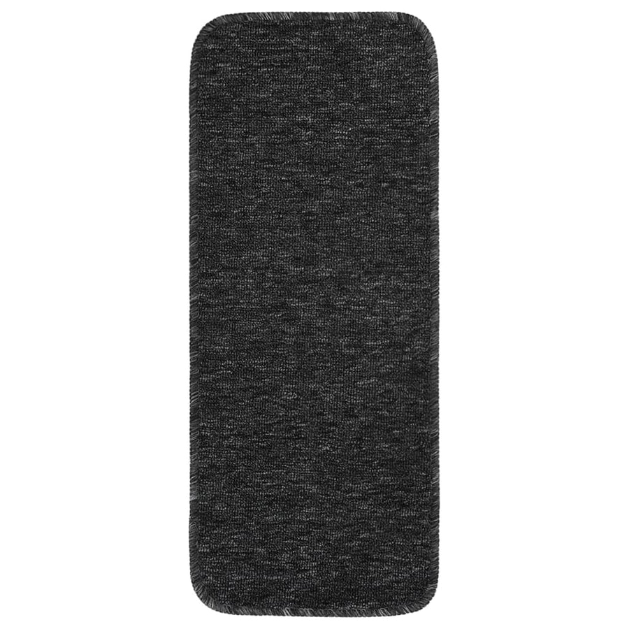 Trapmatten Anti-Slip Rechthoekig Kleur 60 x 25 cm Antraciet