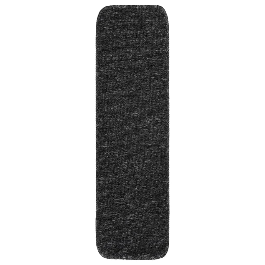 Trapmatten Anti-Slip Rechthoekig Kleur 75 x 20 cm Antraciet