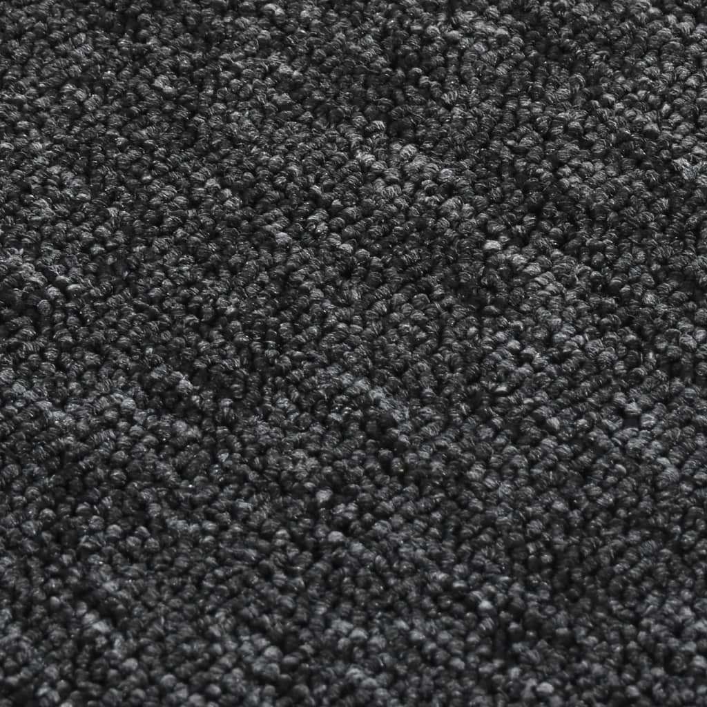 Trapmatten Anti-Slip Rechthoekig Kleur 75 x 20 cm Antraciet