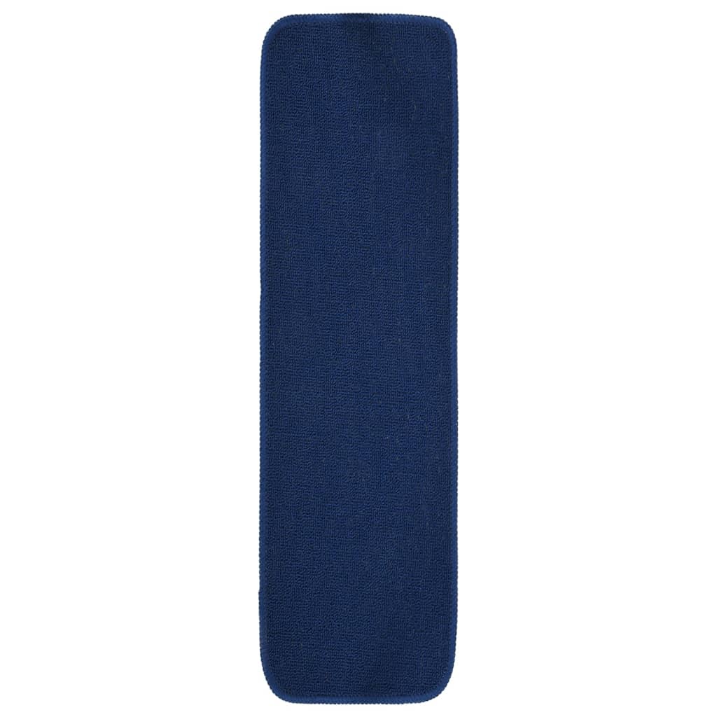 Trapmatten Anti-Slip Rechthoekig Marine 75 x 20 cm Blauw