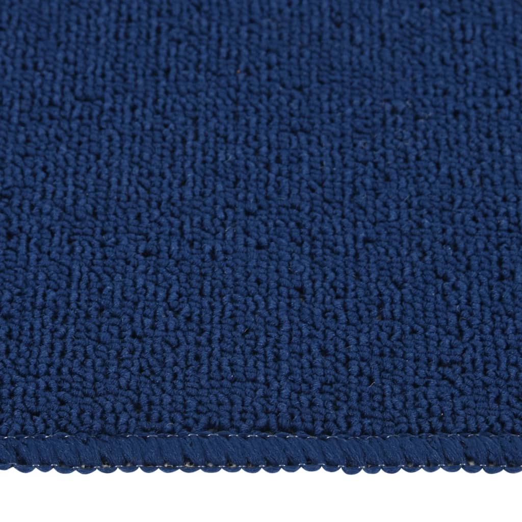 Trapmatten Anti-Slip Rechthoekig Marine 75 x 20 cm Blauw