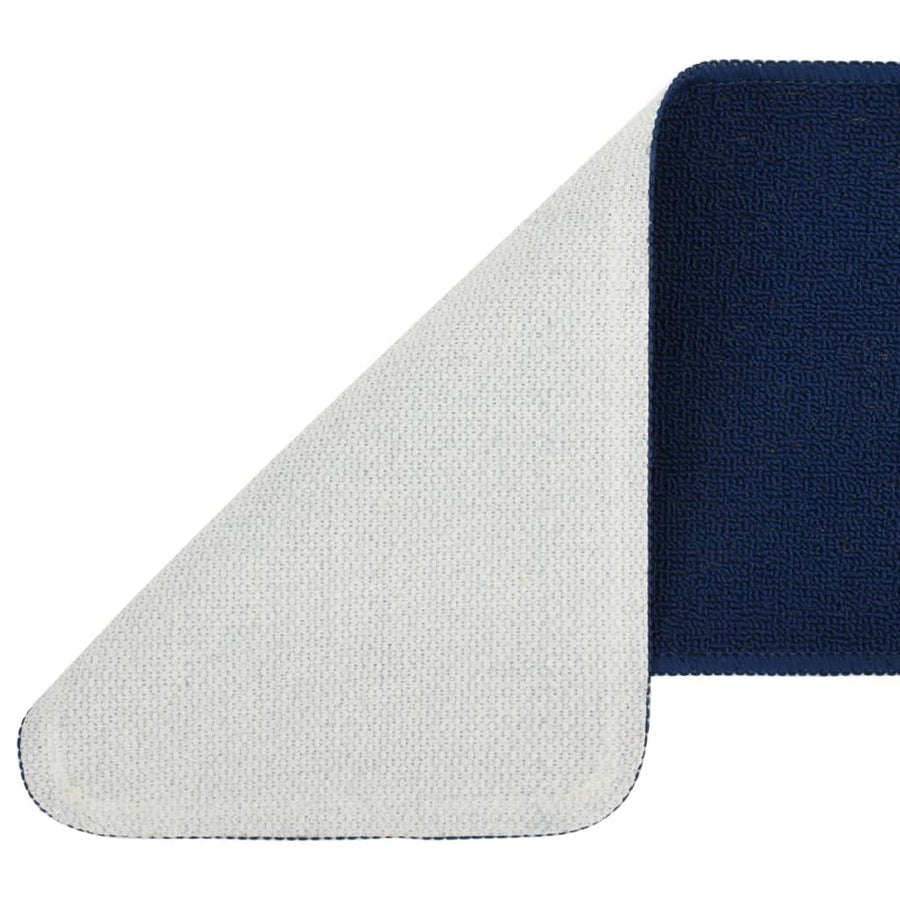 Trapmatten Anti-Slip Rechthoekig Marine 75 x 20 cm Blauw