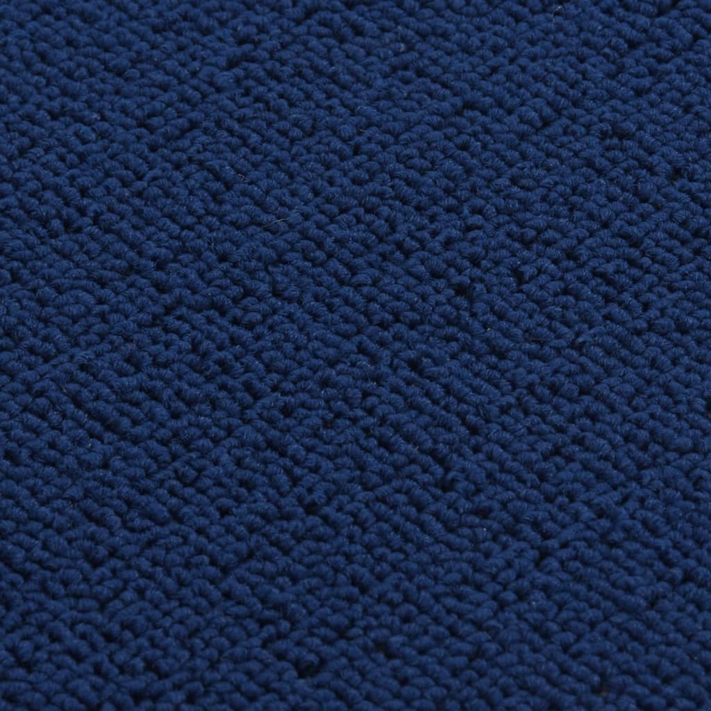 Trapmatten Anti-Slip Rechthoekig Marine 75 x 20 cm Blauw