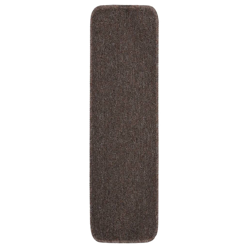 Trapmatten Anti-Slip Rechthoekig 75 x 20 cm Bruin