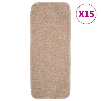 Trapmatten Anti-Slip Rechthoekig 60 x 25 cm Beige