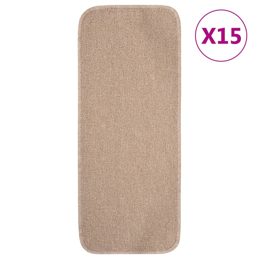 Trapmatten Anti-Slip Rechthoekig 60 x 25 cm Beige