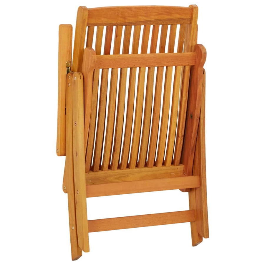 Tuinstoelen Inklapbaar Massief Eucalyptushout 2